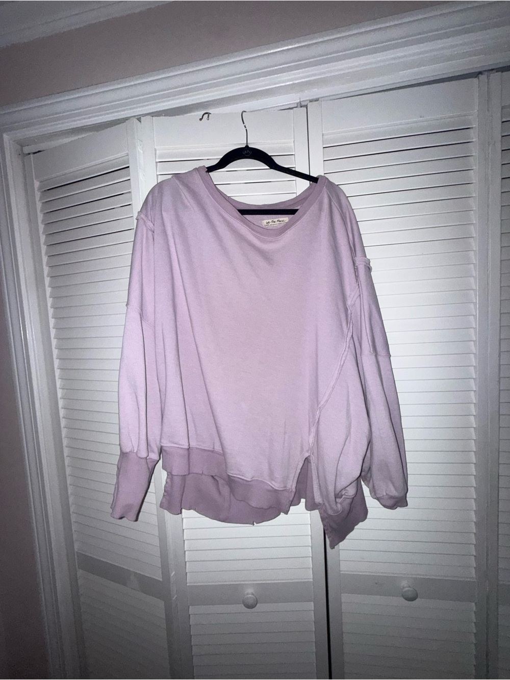 Free People Lilac Relaxed-Fit Women's Sweatshirt